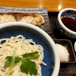 Sumibiyakiwameshidokoro shimpachishokudou - ぶり、うどん　食べたい物セット