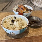 柳家 - 鮎と山椒のご飯、天然うなぎ、伽羅蕗