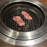 万両 東天満店 - 塩タンと網