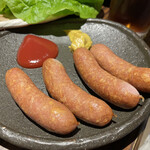 万両 - 自家製ウインナー