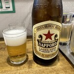 生姜醤油専門 我武者羅 - ■サッポロラガー赤星中瓶¥550