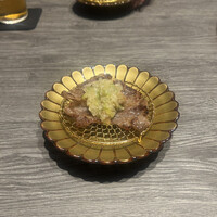 牛に金棒 麻布十番 - タンカルビ ピンクグレープフルーツのネギダレ