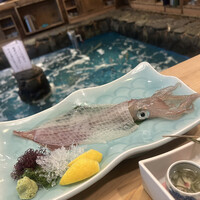 河太郎 中洲本店 - イカ活き造り