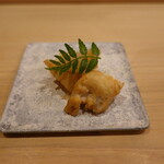 すし処 睦月 - 本ミル貝の身とワタ、木の芽