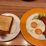 ジョナサン - 料理写真:目玉焼きモーニング769円