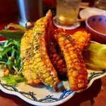 トラストアーチャー テンシン - とうもろこしの唐揚げ
