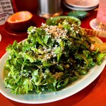 トラストアーチャー テンシン - 春菊のパルミジャーノ和え