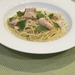 basil salmon cream pasta