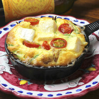 Camembert cheese omlet