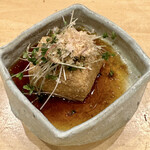 焼鳥 谷口 - 自家製揚げたて厚揚げ