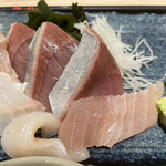 魚がし食堂　中央市場店 - お刺身と天ぷら定食(ご飯大) 1250円