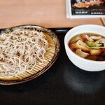 湯快爽快ちがさき店 お食事処 - 肉付けそば