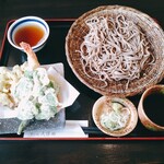 久保田 - 田舎蕎麦+天ぷら