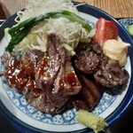 ナカガワ☆スエ食堂 - 鹿肉ステーキ