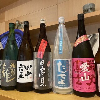 We have limited edition and seasonal sake♪