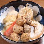 Assortment of seven types of Kanazawa Oden