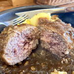 SHIMAYA - 漢堡排套餐 M 1,180日圓（含稅）