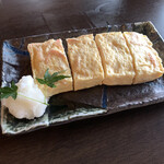 蕎麦処 多賀 - 桜海老厚焼き玉子