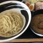 Tsukemen Hachibousei - ランチセット・ミニルーロー飯・濃厚（880円）、トッピング全部のせ（450円）