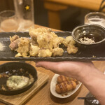 楽笑酒場 goji-goji - 豚ガツ天ぷら