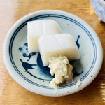 レストラン四季菜 - 突き出し：板わさ