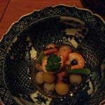 梢 - 進肴ー夏野菜の焚き合わせ