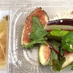 いとはん - 無花果と塩豆腐の和さらだ＆ドレッシング