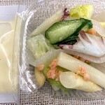 いとはん - ホワイトアスパラとロメインレタスの和さらだ＆和風マヨドレッシング