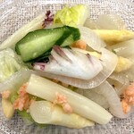いとはん - ホワイトアスパラとロメインレタスの和さらだ