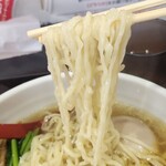 とら食堂 - 加水率高めの手打ち平打ち麺( ´∀｀ )b