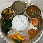 ネパーリ クイジン ナマステ レストラン - スペシャルネパーリカナセット 990円