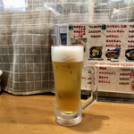 Okageya - 生ビールはキリン
