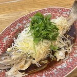 中国郷菜 壺厨天 - ◆広東蒸し（この日はアラ）＠２６００円