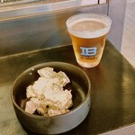 CRAFT BEER BAR IBREW - 鶏ハムとブロッコリーのクリームチーズ和え/The IPA