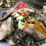 Okonomiyaki Hirano - ソバライス、牛丼、大葉、チャーシューエッグ❣️