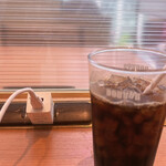 Dotoru Kohi Shoppu - アイスコーヒー　Lサイズ　カウンター席