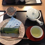 二條若狭屋 - 竹水羊羹とお煎茶