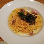 Kokosu - ミニ！ヤリイカと濃厚明太子のパスタ　490円