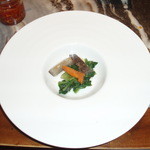 全聚徳 - 海鼠と野菜の炒め（国賓席コース）