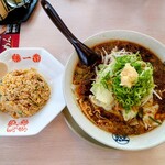 藤一番 - たっぷり野菜　950円＋半チャーハンセット　390円