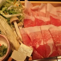 しゃぶしゃぶ 紺  東町本店 - あぐー豚　部位三種盛【120ｇ】
