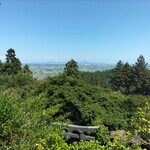 いづみ家 - 大平山神社から下界を臨む