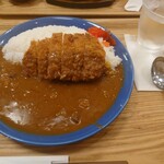 めしや 宮本むなし - カツカレーを絵に書いたらこうなる、というカツカレー。