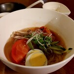 Yakinikuresutorampittoin - 北海道冷麺ハーフ　650円