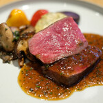 ab restaurant - ランチコース 5000円 のアンガス牛のロースト ホースラディッシュソース