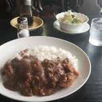 きむら - カツカレー　800円　サラダ付き