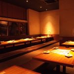 Izakaya Kamadoka - 最大36名様までOKの掘りごたつ式座敷♪お席の間隔がゆったりしていますので会社宴会などにも◎ですよ★　※系列店写真