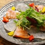 我や - 旬鮮魚介のカルパッチョ 