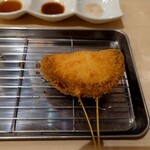 串揚げビストロ 双 - どんこしいたけ海老真丈詰め：490円