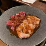 麻布十番焼肉 Kintan - 国産牛てっちゃん、国産牛ギアラ、国産牛天肉